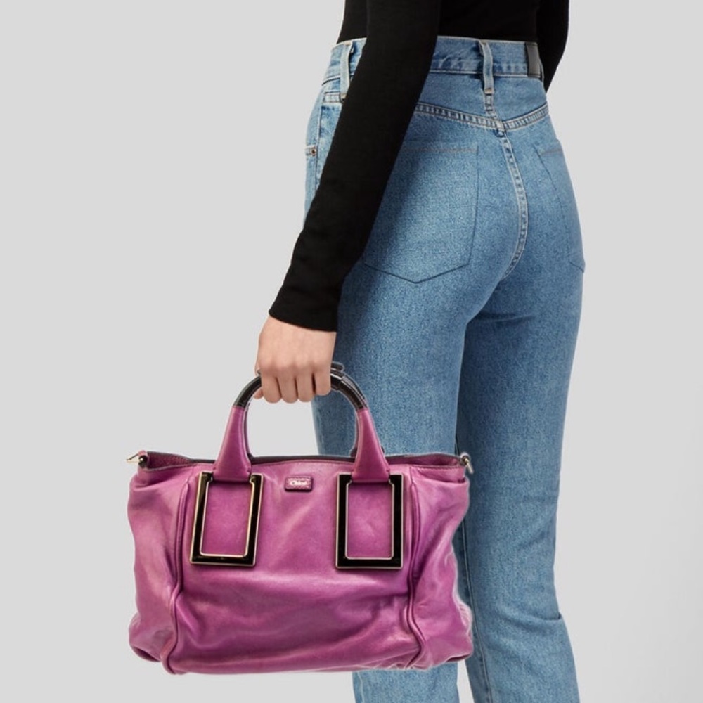 Chloe leather handle bag